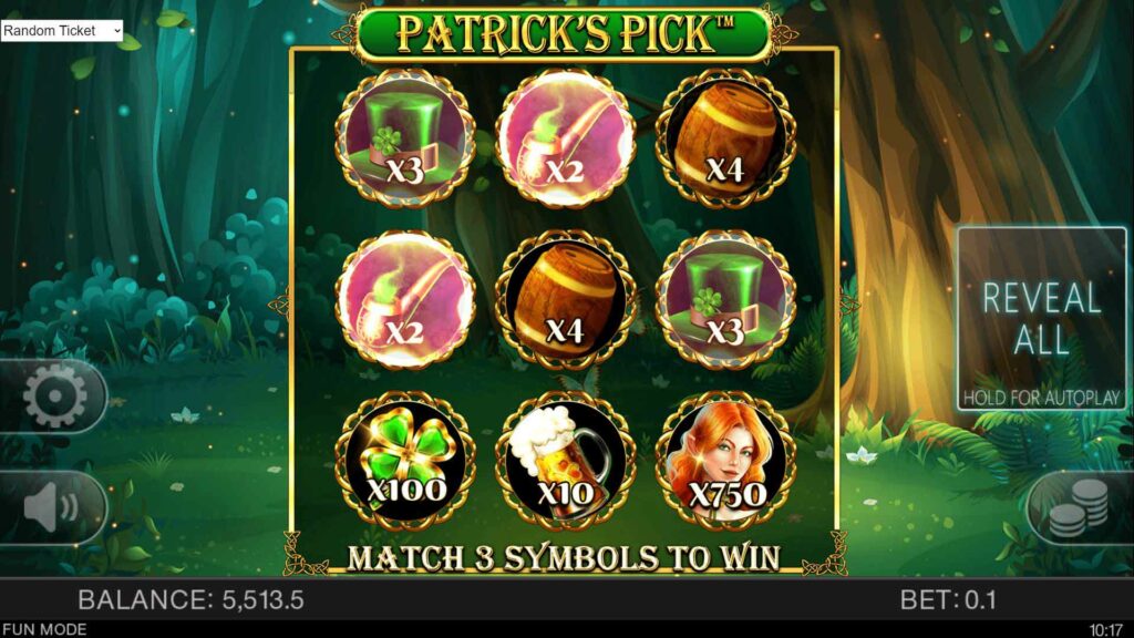 Random ticket