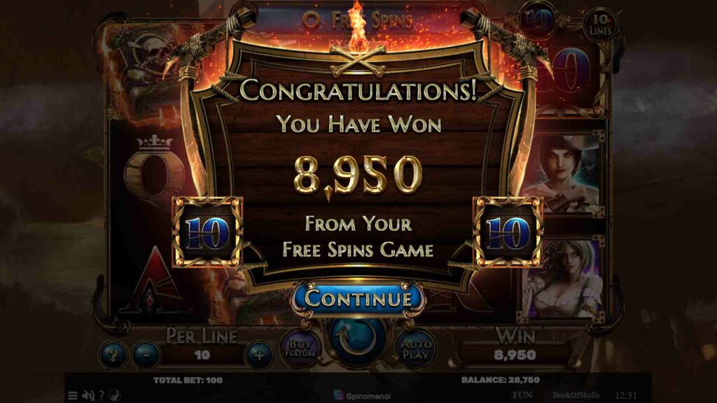 Total win